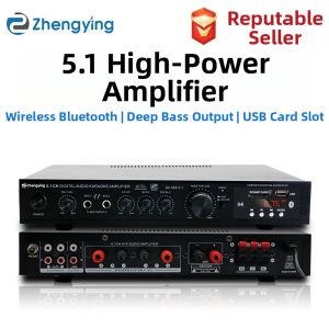 BONINGYU | 5.1 Channel Heavy Bass High Power Home Theater Bluetooth Receiver