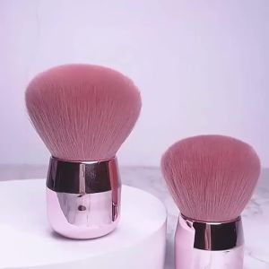 CALIYI 1/2 PCS Fluffy Loose Powder Blush Brushes Portable MINI Luxury Makeup Brush Travel Cosmetic Make Up Tools For Women Girls