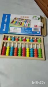 "อุปกรณ์คำนวณเลขสำหรับเด็ก" ลูกคิดไม้