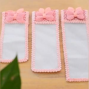 Remote Control Cover ซองใส่รีโมท ประดับโบว์ - น่ารัก ถุงเก็บฝุ่นรีโมทคอนโทรล ซองใส่รีโมต