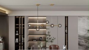 Lampu Gantung Kap Lampu Kaca Mewah Lampu LED Modern Kamar Tidur Chandelier Ruang Makan Ruang Tamu Dapur Kantor Bar Pencahayaan Dekoratif