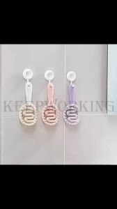 KEEPWORKING 1pcs Soft Rubber Scalp Massage Comb Hollow Out Hairdressing Comb Detangling Hair Comb For All Hair