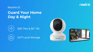 Reolink กล้องวงจรปิดไร้สาย E1 3MP PT WiFi Indoor Camera for Any Budget Person/Pet Detection