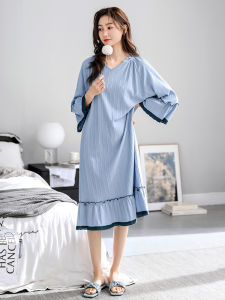 JIALEFEN | Princess Style Cotton Nightgown