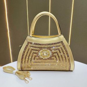 MEIFEI | Túi Đầm Tối Dung Lượng Lớn Được Trang Trí Bằng Pha Lê Sang Trọng