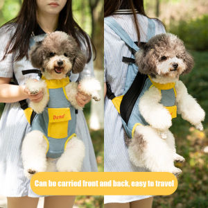 Sentexin Pet Dog Carrier Bag Adjustable Backpack Mesh Pet Front Cat Dog Travel Bags for Small Dog Cat Chihuahua Outdoor Pet Backpack