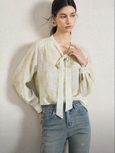 Yigue | Linen Chinese Style Fashionable Spring Blouse