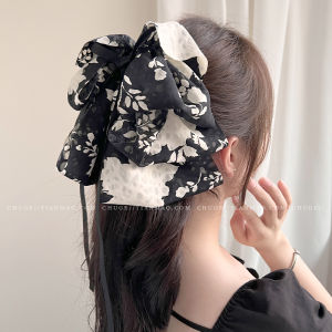 Retro Gentle Large Bowknot Hair Clip Shark Clamp Updo Hair Clip Stylish Face Slimming Hair Accessories Korean Style Hair Grips