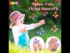 IsALifestyle Magic Flying Butterfly Toys Flying In The Book Magic Props Magic Tricks Kids Surprise Birthday Gift