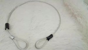 Cycling Wire Rope Transparent PVC Bicycle Cable Lock Cycling Strong Steel Cable Lock Bicycle Lock