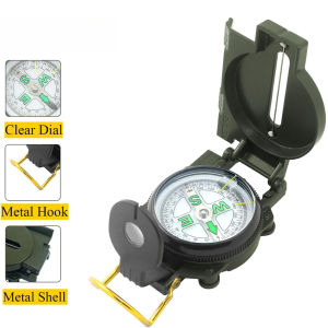 Waterproof High Precision Compass Outdoor Gadget Sports Hiking Mountaineering Professional Military Army Metal Sight