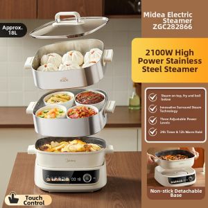 Midea | Multifunctional Stainless Steel Electric Steamer Pot Integrated Cooking