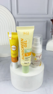 Sunscreen Sr12 Spf 30 Suncaree Wajah Glowing Penghilang Flek Hitam Mencerahkan Melembapkan Original