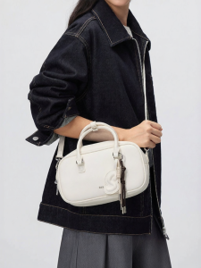 Semir | Vintage Oval-shaped Boston Crossbody Bag