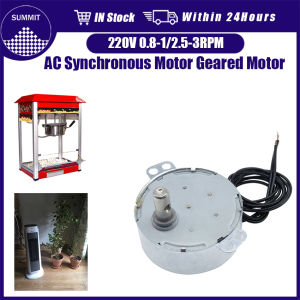 TYC-50 AC Synchronous Gear Motor 200-240V 4W 0.8-3RPM Cw/Ccw Permanent Magnetic Motor for Electric Fan Handicrafts