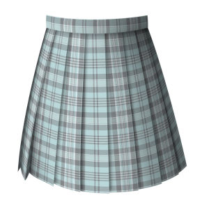 Original Jk Plaid Skirt Mint Candy A-Line Mini Skirt High Waist Pleated Short Skirt for Women in Their 20s Polyester Fabric