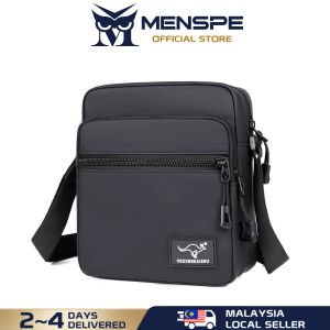 MENSPE Mens Shoulder Bag Casual Chest Bag Cross Body Bag Pouch Bag Casual Chest Bag Fashion Shoulder Bag Waterproof PU Leather Casual Sport Street Bag for Travel Outdoor
