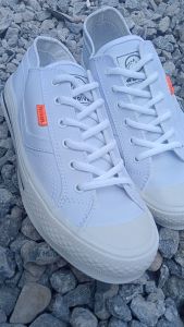 Sepatu Pria Putih Tali Casual Sneaker Kasual santai NM-6