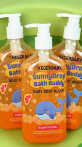 Hegerbaby Baby Wash SunnyDrop Bath Buddy - Grapefruit Moisturizing & Refreshing Shower Gel 320ml