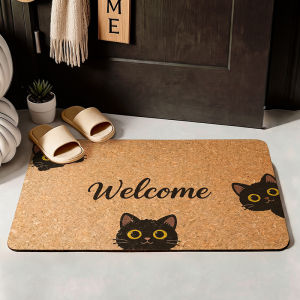 YINSHANG | Cartoon High-End Cork Doormat Dirt-Resistant Non-Slip