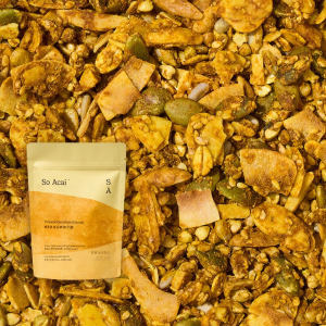 SO ACAI | Low Gi Healthy Snack Flaxseed Powder Turmeric Seed Crunchy Oatmeal