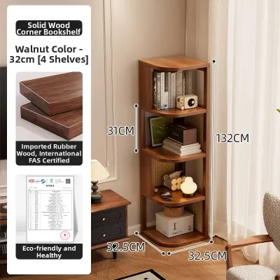 ZHUSHANXIA | Corner Bookshelf