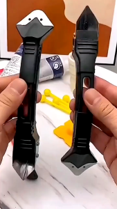 IDEKU   5in1 Sealant Scraper Tool Alat Pembersih Perapi Lem Silikon Nat Lantai Alat Perapih Seal Nat Keramik Scraper Pembersih dan Perapih Lem Sealant
