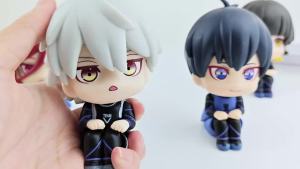 Bandai | 1-4pcs 10cm Blue Lock Anime Figure Look Up Isagi Yoichi/Nagi Seishiro Action Figure Bachira Meguru Collection Model Doll Toys