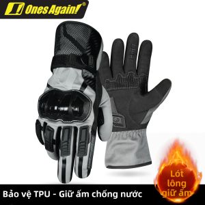 Ones Again! | Găng Tay Đi Mô Tô Chống Nước Bảo Vệ Nhiệt Tránh Va Đập