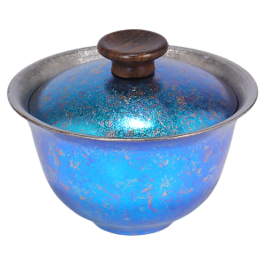 XINLONGTANG | Titanium Double-Layered Sancai Lid Tea Brewing Set
