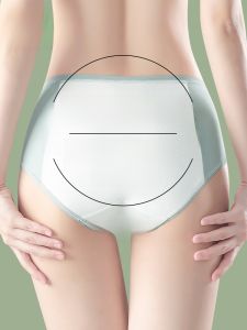 MiiOW | กางเกงชั้นในทรงสามเหลี่ยมสำหรับเด็กผู้หญิงในช่วงวัยรุ่นและวัยรุ่น กางเกงชั้นในป้องกันการรั่วไหลในช่วงวัยทอง ผ้าฝ้ายแท้ 100% สำหรับเด็กผู้หญิง