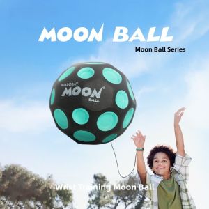 Waboba High Elasticity Moon Stone Ball with Rope Outdoor Training Stress Relief Toy for Children And Adults Flying Moon Ball