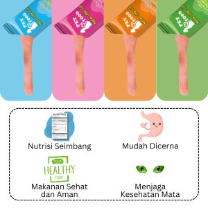 Snack Kucing Makanan Basah Penggemuk Murah Meriah Cat Strip LITTLE FAT LITTLE FOT 15 gr