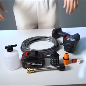 COD Taffware Boodain Alat Mesin Jet Semprotan cuci motor mobil Air tekanan tinggi 60 Bar 30000mAh