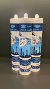 General Glazing GG Plus Neutral 270ml Sealant Silicone Netral Lem Kaca Hitam Seal Putih Silen Transparant Clear Abuabu Light Grey
