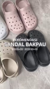 LUOFU Sendal Bakpau Karet import Terbaik E6201 SIZE 36-40 Mommy Shoes.