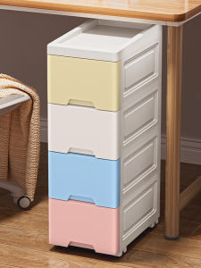 under Desk Gap Storage Cabinet Small Washstand Organizer Drawer Style Toilet Side Narrow Edge Shelf Bathroom Storage Solution