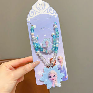 WAMEN | Frozen Theme Crystal Cartoon Pendant Necklace