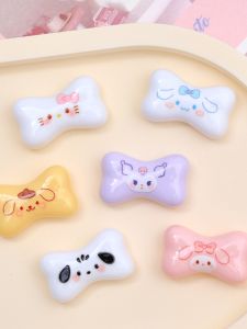 น่ารักแมวกระดูกเรซิ่นอุปกรณ์เสริมสําหรับ DIY ครีมเจลเคสโทรศัพท์คลิปผมตู้เย็นแม่เหล็กพวงกุญแจ