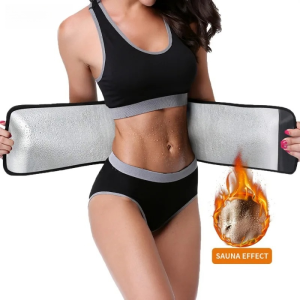 Waist Trainer Belt for Women Waist Trimmer Sauna Sweat Body Shaper Waist Cincher with Pocket Slimming Girdle Gym Workout Band