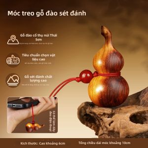 YICHENGXUAN | Gậy Bảo Vệ Gỗ Đào Thật 7cm