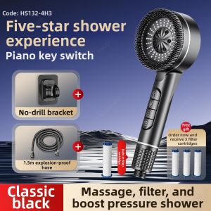 TAOSHI | High Pressure Filtering Shower Head Set
