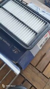 Lọc gió động cơ Kia Morning/ Hyundai I10 kích thước 13cmx21cm. Mã lọc 28113-B4000