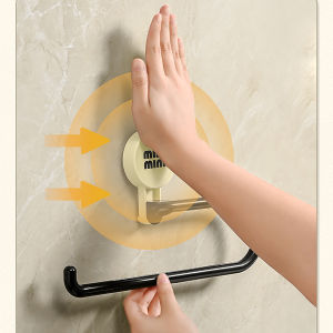 Toilet Paper Holder Towel Dispenser Suction Cup Toilet Tissue Paper Roll Holder