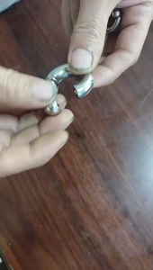 Anting Hidung Ring Big Gauge / Piercing Ear Plug Bandul Stainles Stell / Anting Gantung Silver