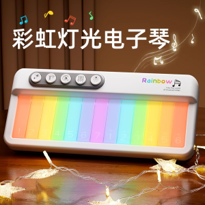 Electronic Keyboard Kids Toy Beginner Color Screen Touch Little Piano Pattern Can Play Girl Music Multifunctional Musical Instrument Keys