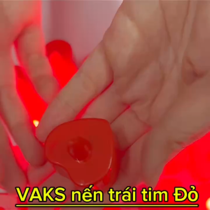 Combo 5 đèn NẾN TRÁI TIM màu ĐỎ điện tử nhỏ lãng mạn LED cầu hôn đạo cụ đèn trang trí tiệc cưới sinh nhật