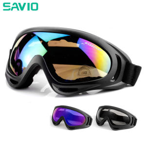 SAVIO Dirt Bike Goggles  Anti-sand Sports Riding Ski Skating Windproof Dustproof UV Protective Motorcycle Sunglasses Bike Glasses
