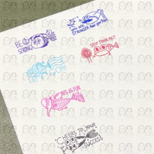 [SG SELLER] A School of Fish Stamps (51mm x 24mm)