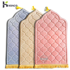 65x11 Konco พรมสักหลาดนิ่มพรมรองสวดมนตร์ 5ซม สำหรับการหยุดหยุดแท่งเทียนที่ต้องการรักษาสุขภาพ สำหรับมุสลิมรอมดอนนมัส